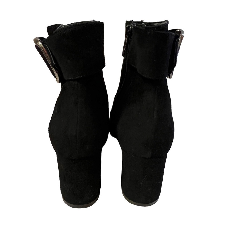 FORMENTINI Made in Italy Black Suede Leather Ankle Boots, Size 38 (US 7) - Picture 4 of 16